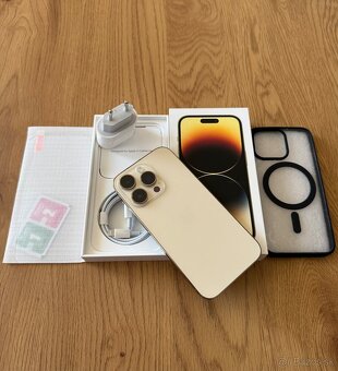 iPhone 14 Pro 128 gb Gold - komplet príslušenstvo, záruka - 2