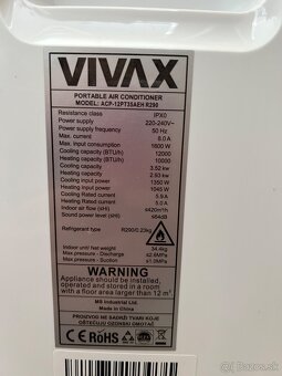 Mobilná klimatizácia Vivax - 2
