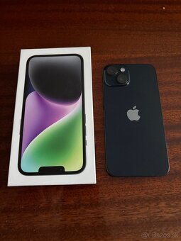 iPhone 14 128GB - Midnight, nová batéria - zdravie 100% - 2
