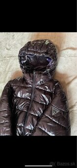 GUESS Shiny Black Puffer Jacket - 2