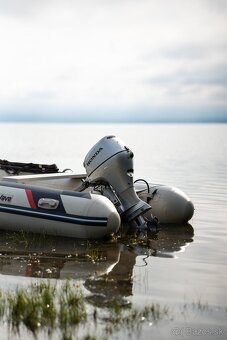 Honda 20hp + čln Honda 4m + vozik - 2