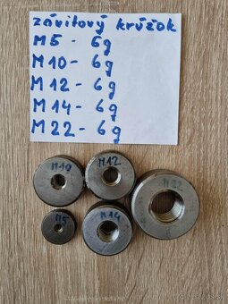 Zavitove kalibre / kruzky, posuvne meradlo, mikrometer - 2