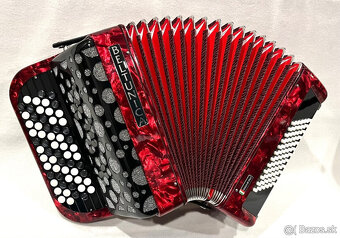 Nový akordeón Beltunica- chromaticky B Griff- 72 BASOVÝ - ná - 2