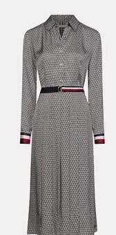 TOMMY HILFIGER MONOGRAM luxusne dlhe damske saty S/M - 2