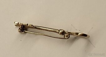 Strieborná brošňa v podobe kľúča - 2