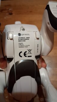 Robotický pes TEKSTA  bielo-čierny - 2