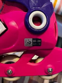 Dievčenské kolieskové korčule Oxelo - 2