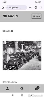 NOVÉ NÁHRADNÍ DÍLY - GAZ 69 - TOP - 2