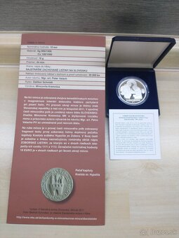 strieborné mince SK proof - 2