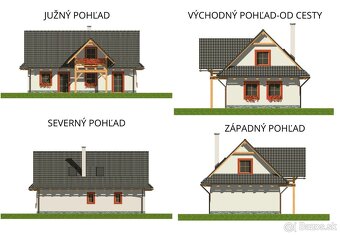Pozemok s projektom chaty - Nová Baňa, Bukovina - 2