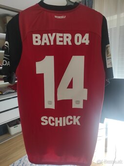 Leverkusen 24/25 originálny futbalový dres (M) - Schick - 2