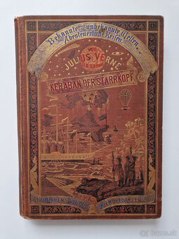 Starožitná německá verneovka Tvrdohlavý Turek 1887 Verne - 2