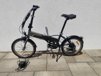 Skladací elektrický bicykel btwin e-hoptown 500 - 2