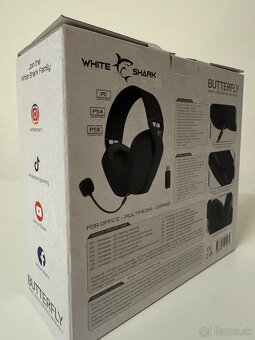 Herné slúchadlá White Shark - Butterfy ( PS4, PS5, PC ) - 2