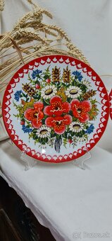 Maľované závesné taniere - 2