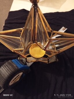 Vianočná hviezda na čajovú sviecku - 2