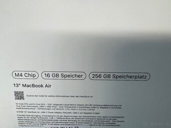 Macbook Air 13 M4 16/256gb - 2