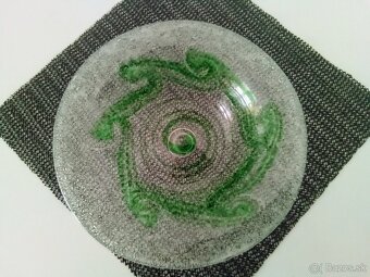 Skleněná mísa - bublinkové sklo - 2