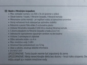 Bazen so filtraciou - 2