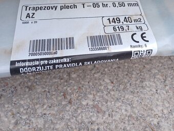 Trapézový plech - 2