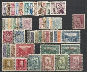 Známky, zbierka staré Rakúsko, Rakúsko-Uhorsko,military post - 2