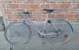 Retro bicykel ružovo-fialový - 2
