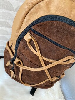 Handmade veľký kožený ruksak scandi - 2