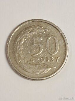 Mince 50 groše Poľsko - 2