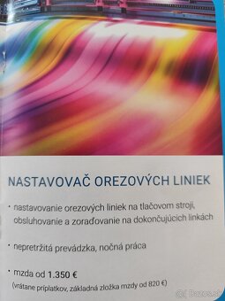 Do polygrafickeho Priemyslu v Bratislave hľadáme nasledoície - 2