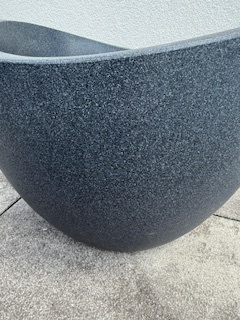 Scheurich Kvetináč priemer 50 cm čierny granit - 2