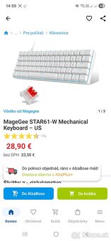Mechanická klávesnica MageGee Star61 - 2