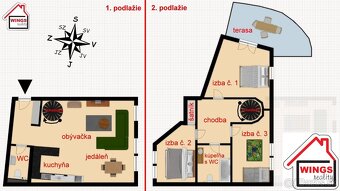 4 izbový mezonetový byt v centra mesta Sereď - 2