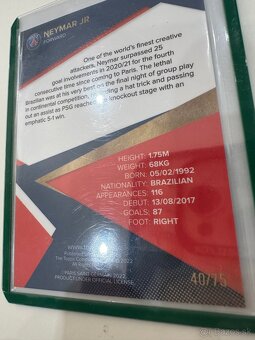 TOPPS FUTBALOVÉ KARTIČKY LIMITOVANÉ KARTY ZBERATEĽSKÉ - 2