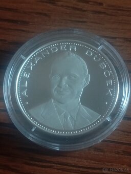 Strieborná pamätná medaila Alexander Dubček-1968 - 2