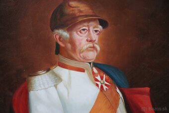 Malovaný obraz helma Otto von Bismarck - reprodukce - 225X) - 2