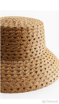 H&M slamený klobúk 56 - 2