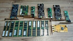 PCI karty a DDR1 ramky spolu - 2