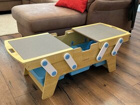 Stôl na Lego stavebnice pre deti - 2