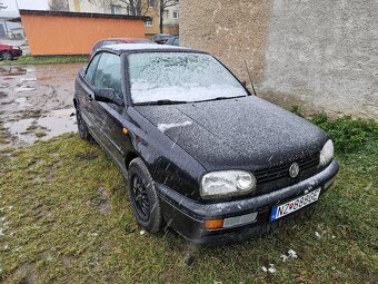 Volkswagen Golf 3 cabrio/ Karmann/ 1.8/ benzín/ el. strecha - 2