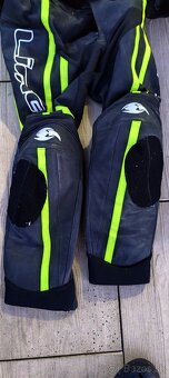 Kožená kombinéza LIME – veľkosť 56 (CE chrániče, pekný stav) - 2