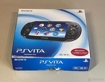 PS Vita Crystal Black OLED + 8GB pamäť + krabica + puzdro - 2