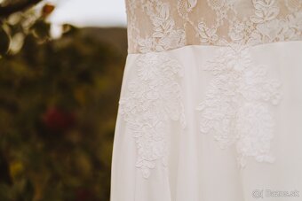 Svadobné vintage/boho/prírodné šaty od Dyona - 2