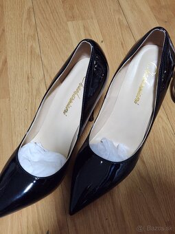 Čierne Lakované Lodičky - 2