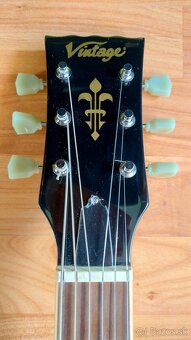 Elektricka gitara Vintage V100 Flame Iced Tea - 2