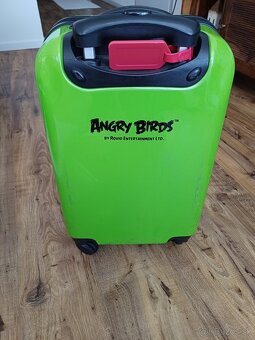 Zelený kufor - detský Angry birds - 2
