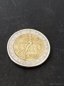 Vzácna grécka 2eurová minca - 2