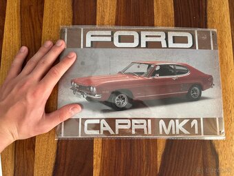 Ford Capri MK1 plechová ceduľa - 2