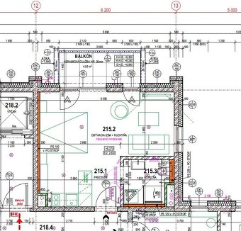 Predáme apartmán č. 215A v obytnom dome Baťove rezidencie. - 2