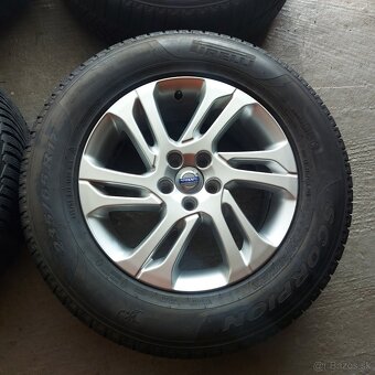 17"Elektróny originál Volvo xc60 5x108 zimné - 2