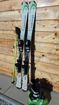 LYŽE HEAD REV 70 GREEN 142CM + SALOMON T3 25CM - 2